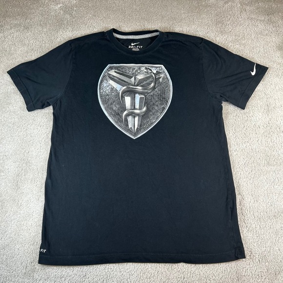 Nike Other - Nike‎ Kobe Bryant T-Shirt Mens L Black Mamba Shield Graphic Dri-FIT 631480-010